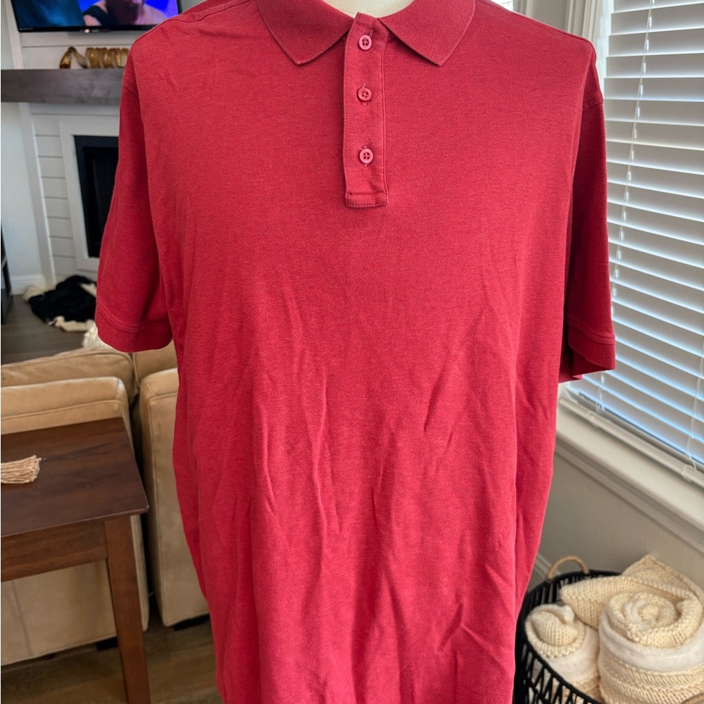 Nordstrom Rich Red Polo Shirt